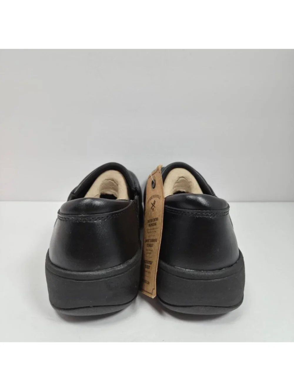 Mozo Forza Oil Slip Resistant Traction Women's Black Leather Clog US Sz 7.5 NWT - Picture 4 of 8